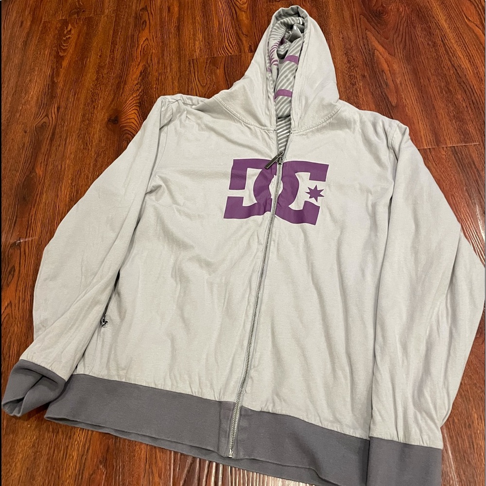 DC Reversible Hoodie y2k